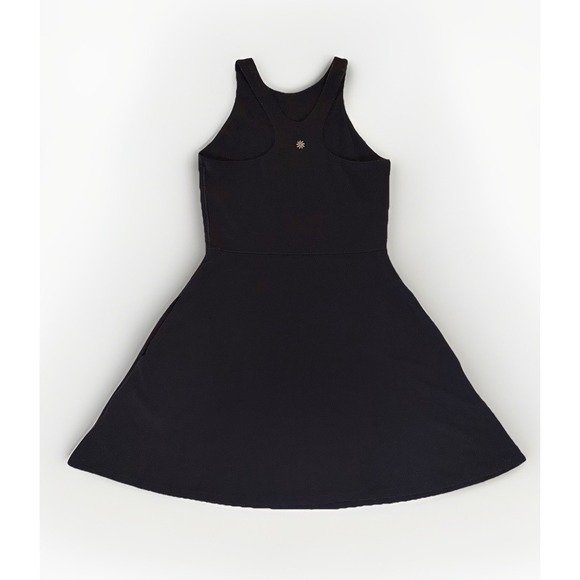 Athleta Conscious Dress Black Women's XS A-Line with Pockets LBD - Picture 4 of 12